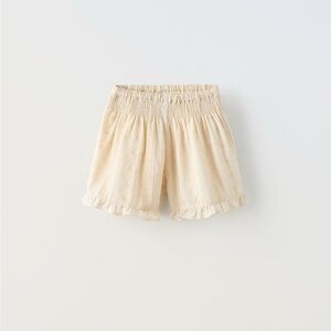Zara embroidered shorts